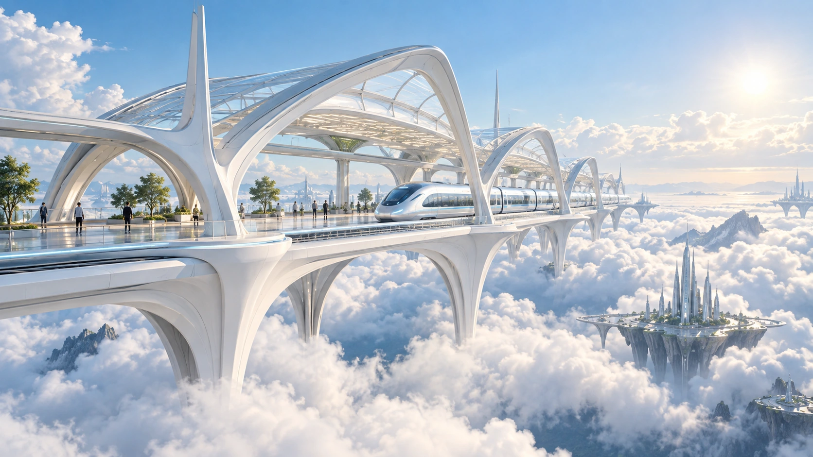 CLOUD 云端车站，空间自主概念